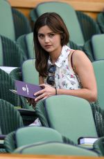 JENNA LOUISE COLEMAN at Wimbledon Tennis Championships in London 07/13/2018