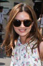 JENNA LOUISE COLEMAN at Wimbledon Tennis Championships in London 07/13/2018