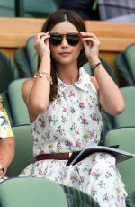 JENNA LOUISE COLEMAN at Wimbledon Tennis Championships in London 07/13/2018