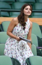 JENNA LOUISE COLEMAN at Wimbledon Tennis Championships in London 07/13/2018