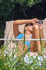 JENNIFER ANISTON in Bikini at a Pool in Portofino 07/22/2018