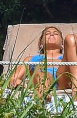 JENNIFER ANISTON in Bikini at a Pool in Portofino 07/22/2018