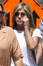 JENNIFER ANISTON on the Set of Murder Mystery in Montreal 07/18/2018