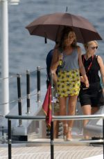 JENNIFER ANISTON on the Set of Murder Mystery in Portofino 07/26/2018