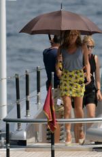 JENNIFER ANISTON on the Set of Murder Mystery in Portofino 07/26/2018