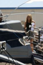 JENNIFER ANISTON on the Set of Murder Mystery in Portofino 07/26/2018