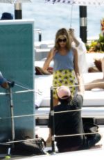 JENNIFER ANISTON on the Set of Murder Mystery in Portofino 07/26/2018