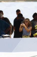 JENNIFER ANISTON on the Set of Murder Mystery in Portofino 07/26/2018