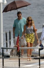 JENNIFER ANISTON on the Set of Murder Mystery in Portofino 07/26/2018