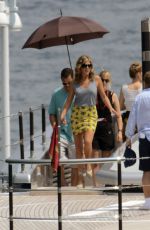 JENNIFER ANISTON on the Set of Murder Mystery in Portofino 07/26/2018