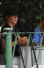 JENNIFER ANISTON Out for Lunch in Portofino 07/21/2018