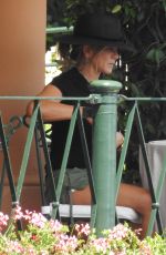 JENNIFER ANISTON Out for Lunch in Portofino 07/21/2018