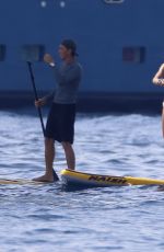 JENNIFER FLANVIN, SISTINE, SOPHIA and SCARLET STALLONE at a Yacht in Nice