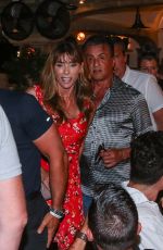 JENNIFER FLANVIN, SISTINE, SOPHIA and SCARLET STALLONE Out in Saint Tropez 07/12/2018