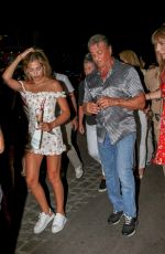 JENNIFER FLANVIN, SISTINE, SOPHIA and SCARLET STALLONE Out in Saint Tropez 07/12/2018