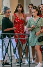 JENNIFER FLANVIN, SISTINE, SOPHIA and SCARLET STALLONE Out in Saint Tropez 07/12/2018