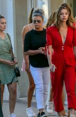 JENNIFER FLANVIN, SISTINE, SOPHIA and SCARLET STALLONE Out in Saint Tropez 07/12/2018