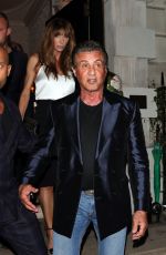 JENNIFER FLAVIN, SCARLET, SISTINE and SOPHIA STALLONE Leaves Annabel’s Member’s Club in London 07/05/2018