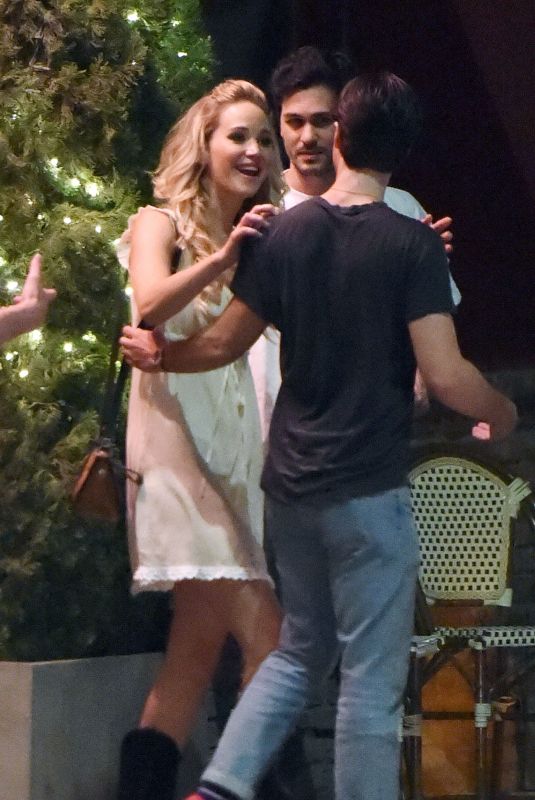 JENNIFER LAWRENCE at a Private Party in Hollywood 07/08/2018