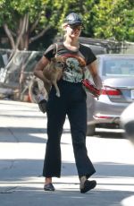 JENNIFER LAWRENCE Leaves Four Seasons Hotel in Beverly Hills 07/24/2018