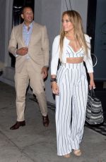 JENNIFER LOPEZ and Alex Rodriguez Leaves Craig
