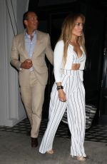 JENNIFER LOPEZ and Alex Rodriguez Leaves Craig