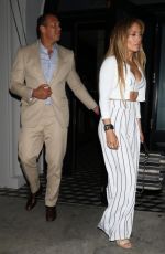 JENNIFER LOPEZ and Alex Rodriguez Leaves Craig