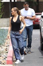 JENNIFER LOPEZ and Alex Rodriguez Shopping for an Office Space in Los Angeles 07/10/2018