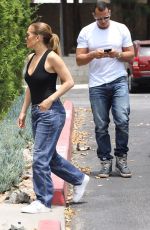 JENNIFER LOPEZ and Alex Rodriguez Shopping for an Office Space in Los Angeles 07/10/2018