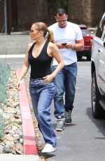 JENNIFER LOPEZ and Alex Rodriguez Shopping for an Office Space in Los Angeles 07/10/2018