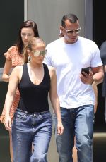 JENNIFER LOPEZ and Alex Rodriguez Shopping for an Office Space in Los Angeles 07/10/2018