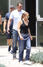 JENNIFER LOPEZ and Alex Rodriguez Shopping for an Office Space in Los Angeles 07/10/2018