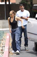 JENNIFER LOPEZ and Alex Rodriguez Shopping for an Office Space in Los Angeles 07/10/2018