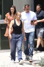JENNIFER LOPEZ and Alex Rodriguez Shopping for an Office Space in Los Angeles 07/10/2018