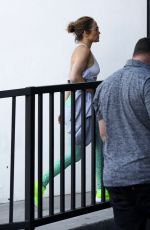 JENNIFER LOPEZ Arrives at a Gym in Los Angeles 07/13/2018