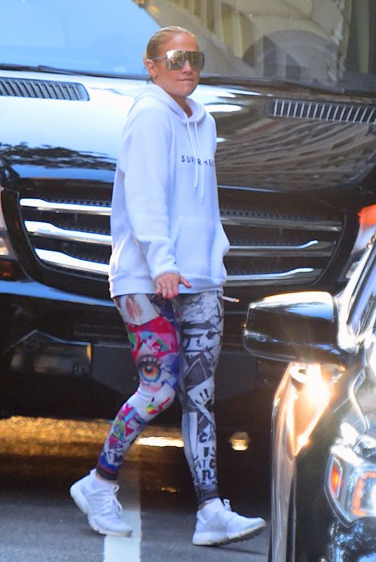 JENNIFER LOPEZ Heading to a Gym in New York 07/01/2018