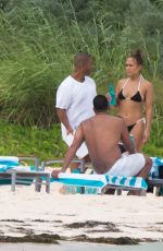 JENNIFER LOPEZ in Bikini at a Beach in Bahamas 07/24/2018