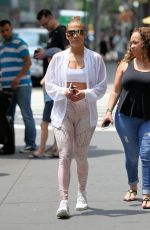 JENNIFER LOPEZ Leaves a Gym in New York 07/01/2018