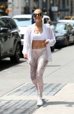 JENNIFER LOPEZ Leaves a Gym in New York 07/01/2018