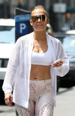 JENNIFER LOPEZ Leaves a Gym in New York 07/01/2018