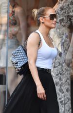 JENNIFER LOPEZ Sopping at Intermix in New York 06/30/2018