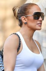 JENNIFER LOPEZ Sopping at Intermix in New York 06/30/2018