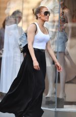 JENNIFER LOPEZ Sopping at Intermix in New York 06/30/2018