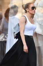 JENNIFER LOPEZ Sopping at Intermix in New York 06/30/2018