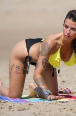 JENNY THOMPSON in Bikini at a Beach in Majorca 07/07/2018