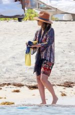 JESSICA ALBA at a Beach in Mexico 07/05/2018