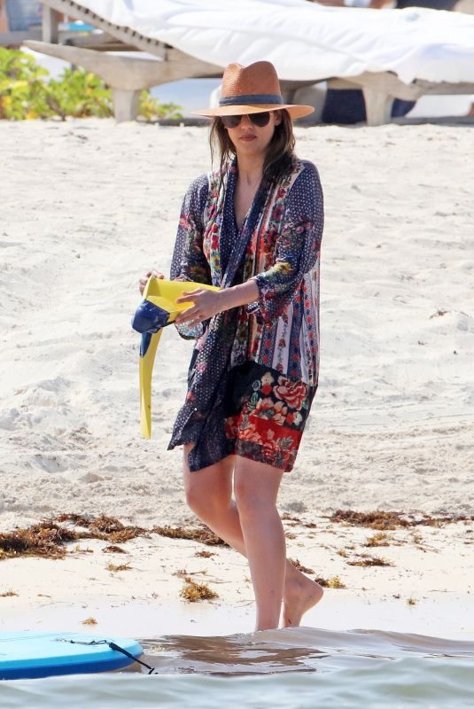 JESSICA ALBA at a Beach in Mexico 07/05/2018