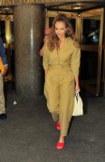 JESSICA ALBA Leaves NBC Studios in New York 04/24/2018