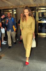 JESSICA ALBA Leaves NBC Studios in New York 04/24/2018