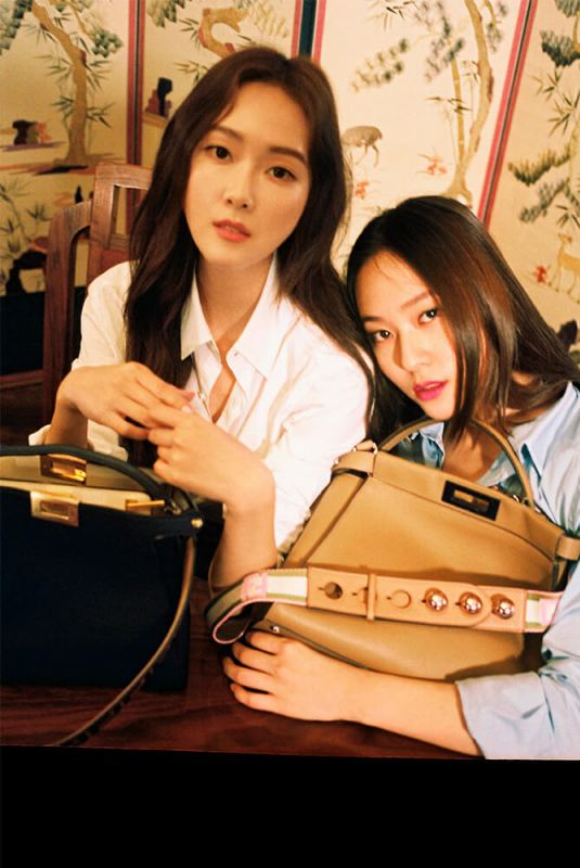 JESSICA and KRYSTAL JUNG for Fendi My Peekaboo 2018 Campaign